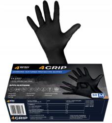 4WRK Nitril kesztyű 4WRK 4GRIP Black méret 8 M 50 db (4GRIP B)