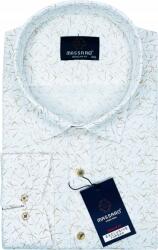 Massaro Nagy Méretű elegáns, formális Prémium férfi ing Regular Fit mintával