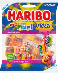 HARIBO Gyümölcs ízű Rainbow Pixel gumicukor savanyú 80 g (4001686005927)
