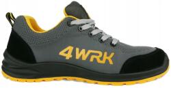 4wrk Munkavédelmi cipő, félcipő velúr bőr 4WRK Mensa 01 Bps méret 37 (LEKKIE PÓŁBUTY ODDYCHAJĄCE SKÓRA WELUROWA BHP)