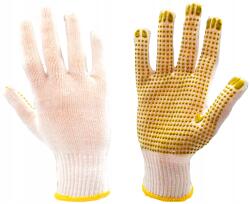 4WRK Pvc pöttyös pamut kesztyű 4WRK Tróna méret 11 XXL 1pár (TRONA WY 11)