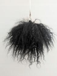  Kulcstartó Pompon természetes láma szőrből Kulcstartó Dekoráció