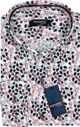 Massaro Karcsúsított szabású, elegáns, Premium minőségű pamut férfi ing digitális nyomtatással és lycra hozzáadásával