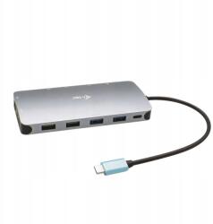 i-tec Usb-c Metal Nano 3x kijelző dokkolóállomás (2x Dp, 1x Hdmi) (C31NANODOCKPROPD)