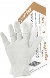 Ogrifox Latex kesztyű Ogrifox OX-lat méret 7 S 50 pár (RO673)