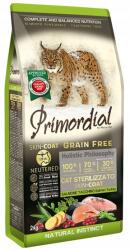 Primordial Cat Grain Free Neutered Skin Coat Salmon & Turkey 2kg GabonaMENTES, Lazaccal és Pulykával, Kasztrált Macskáknak, Bőr és Szőrzet Támogatására 2kg (2)