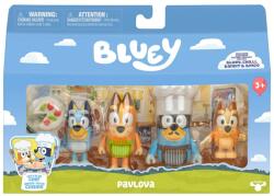 Bluey Set de joaca cu 4 figurine, Bluey, Pavlova Figurina