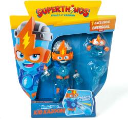 Magic Box Toys Set 2 figurine, Superthings, Kazoom Power Mission Kids, Kid Kazoom si Energoal Figurina