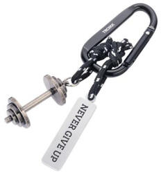 TROIKA Kulcstartó, TROIKA "Never Give Up (KR24-09/BK) - nyomtassingyen