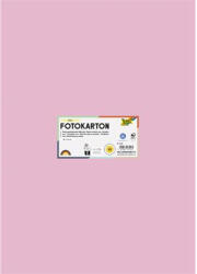  Dekorkarton, 2 oldalas, 50x70 cm, 300 g, 10 lap, FOLIA, halvány rózsaszín (6126) - nyomtassingyen