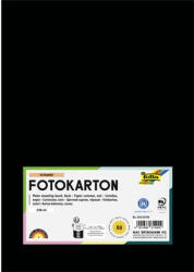  Dekorkarton, 2 oldalas, A4, 300 g, 50 lap, FOLIA, fekete (614/50 90) - nyomtassingyen