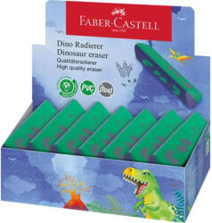 Faber-Castell Radír display, háromszögletű, FABER-CASTELL, dinoszaurusz (188750) - nyomtassingyen