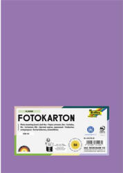  Dekorkarton, 2 oldalas, A4, 300 g, 50 lap, FOLIA, sötét orgonalila (614/50 28) - nyomtassingyen