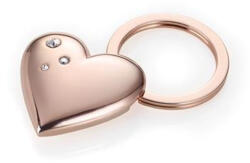 TROIKA Kulcstartó, SWAROVSKI® kristályokkal, TROIKA, "Girls Best Friend Rosy" Shiny (KR15-32/RG) - nyomtassingyen