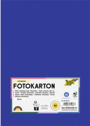  Dekorkarton, 2 oldalas, A4, 300 g, 50 lap, FOLIA, mélykék (614/50 36) - nyomtassingyen