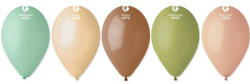  Léggömb, 26 cm, vegyes natúr pasztel színekben (10200009-NATUR) - nyomtassingyen