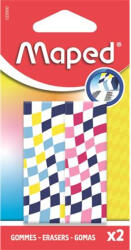 Maped Radír, sakktábla, MAPED „Checkerboards, vegyes minták, 2 db (123500)
