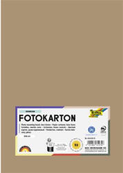  Dekorkarton, 2 oldalas, A4, 300 g, 50 lap, FOLIA, őzbarna (614/50 75) - nyomtassingyen