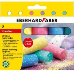  Тебешир Eberhard Faber джъмбо 6цв. блясък 526504