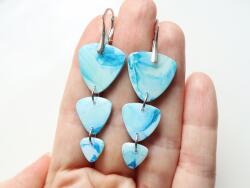 Atellier Wearable Art Cercei Atlantida cu tortiţe din argint - Model 2