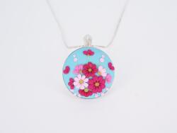 Atellier Wearable Art Pandantiv argint Enchanted Flowers