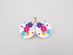 Atellier Wearable Art Cercei argint Charming Colours