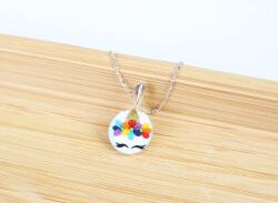 Atellier Wearable Art Pandantiv Happy Unicorn Rainbow din argint