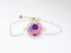 Atellier Wearable Art Brățară argint Purple Mood