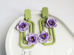 Atellier Wearable Art Cercei Amelia cu tijă din argint