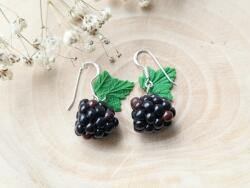 Atellier Wearable Art Cercei Berry Bliss cu tortițe din argint