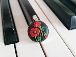 Atellier Wearable Art Pandantiv argint Poppy Love