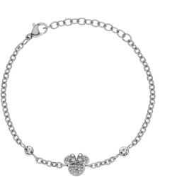 Disney Bájos acél karkötő Mickey and Minnie Mouse B600589RWL-B. CS