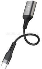 XO adapter kábel USB aljzat - Type-C, 15cm, FEKETE (XO_XO-NB201) (XO_XO-NB201)