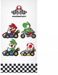 Carbotex Super Mario: Mariokart mintás fürdőlepedő - 70 x 140 cm (MK231002-R) - jateknet