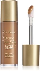 Too Faced Born This Way Super Glow bronzosító folyékony élénkítő árnyalat Bronzed Peach 30 ml