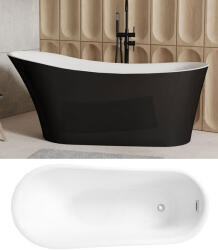 Besco CALIMA B&W szabadonálló kád - szerelvenycenter - 651 900 Ft