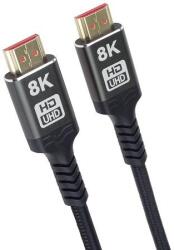 PremiumCord ULTRA HDMI 2.1 High Speed Ethernet kábel 8K@60Hz, aranyozott 0.5m (kphdm21b05)