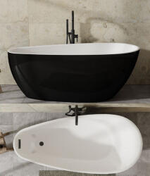 Besco GOYA-A-LINE B&W MATT szabadonálló kád - szerelvenycenter - 650 900 Ft