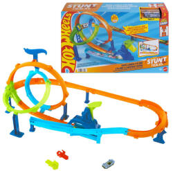 Mattel - Hot Wheels City - Kaszkadőr duplahurok játékszett (JHK73) (JHK73)