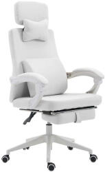  Fejtámlás irodai forgószék - több színben-fehér (HOP1001443-3)