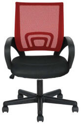  Karfás irodai forgószék több színben-piros (HOP1001171-5)
