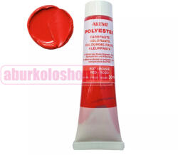 AKEMI szinező paszta poliészter, epoxi-akrilát alapú kőragasztóhóz PIROS 30ml