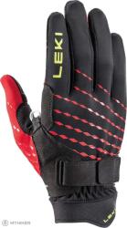 LEKI Ultra Trail Breeze Shark kesztyű, fekete-piros-neonsárga (11.0)
