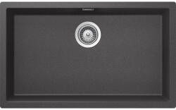 SCHOCK Schock Kaia N-100XL Cristadur Stone konyhai mosogatótálca, gránit kompozit, palaszürke, 756 x 456 mm, munkalapra/munkalap alá/szintbe építés (KAIN100XLSTON)