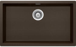 SCHOCK Schock Kaia N-100XL Cristadur Bronze konyhai mosogatótálca, gránit kompozit, bronzbarna, 756 x 456 mm, munkalapra/munkalap alá/szintbe építés (KAIN100XLBRON)