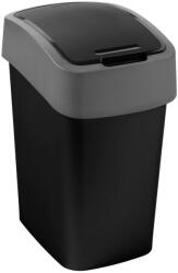 Keter Pacific Flip Bin billenő fedeles szemetes - 45 L - fekete/szürke (kifutó)