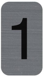 EXACOMPTA Információs tábla, öntapadó, 2, 5x4, 4 cm, alumíniumhatású, EXACOMPTA, 1-es (EX67181E) (EX67181E)