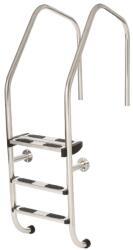  Medence Létra, extra nagy ívű ívű 4 fokos AISI316 (113014)