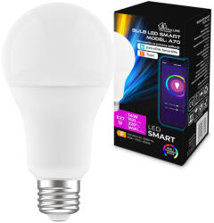 Extralink SmartLife E27 A70, LED Izzó, 2700-6500K, WiFi, 220-240 V