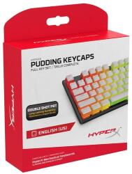 HyperX Kit butoane tastatura gaming HyperX Pudding White PBT, Layout US (4P5P5AA)